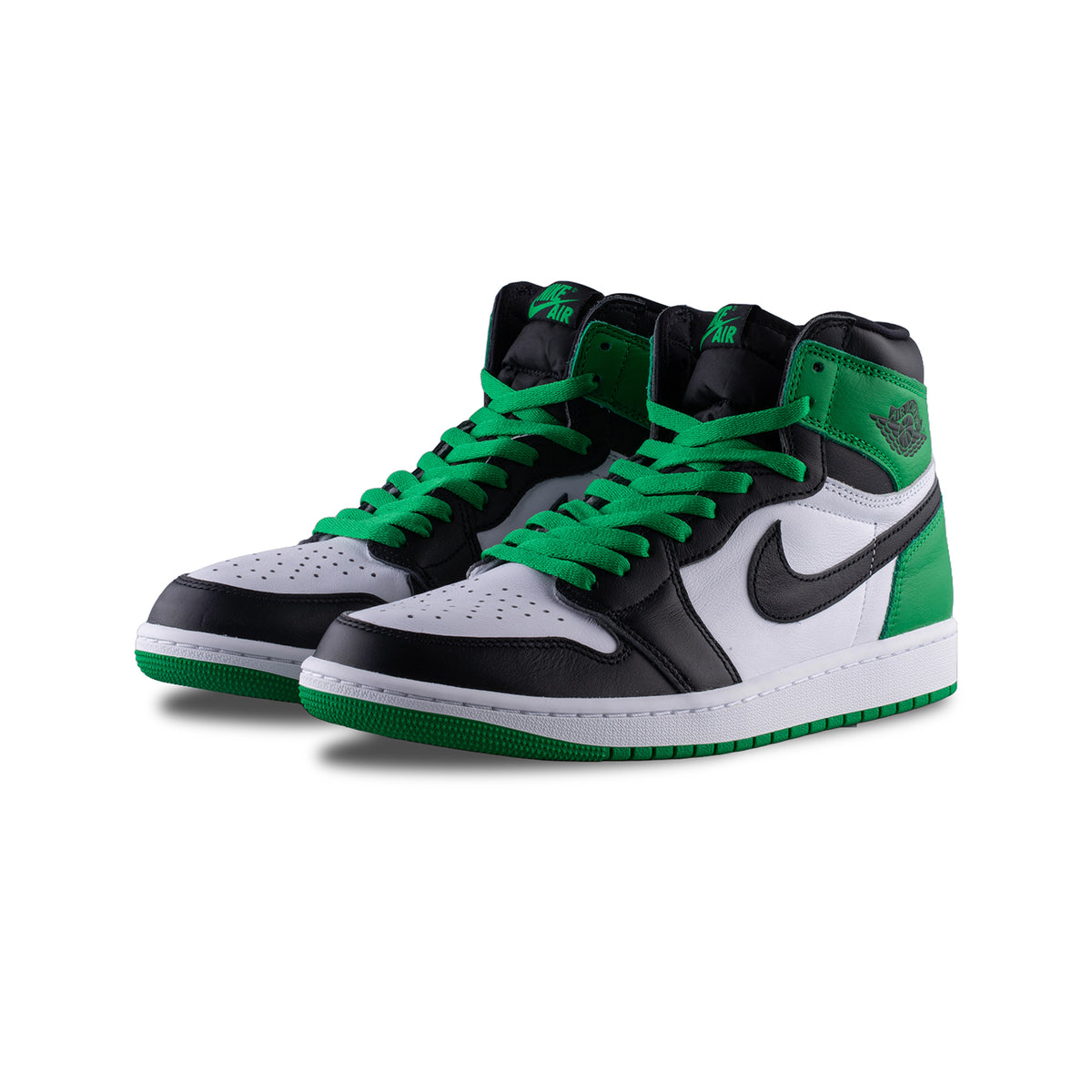 Air Jordan 1 Retro High OG (Black/Lucky Green-White) – amongst few