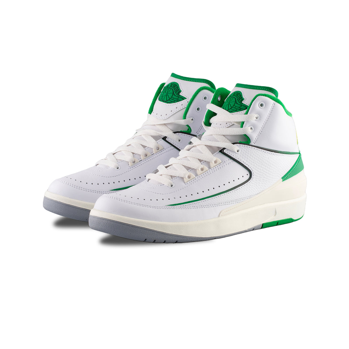 Air Jordan 2 Retro (White/Lucky Green-Sail) – amongst few