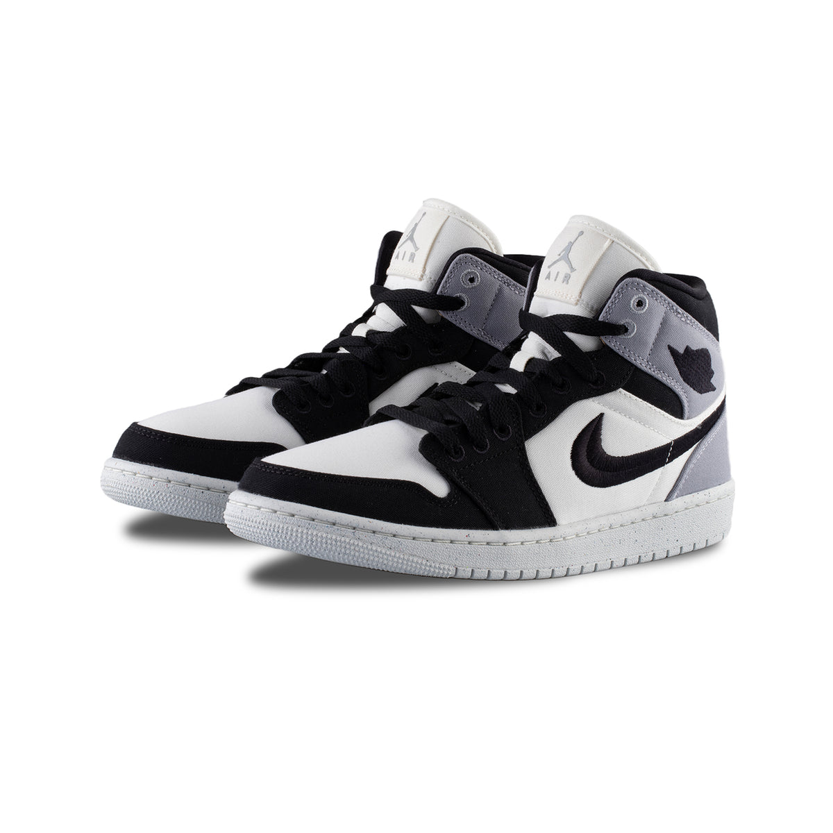 WMNS Air Jordan 1 Mid SE (Sail/Black-LT Steel Grey)