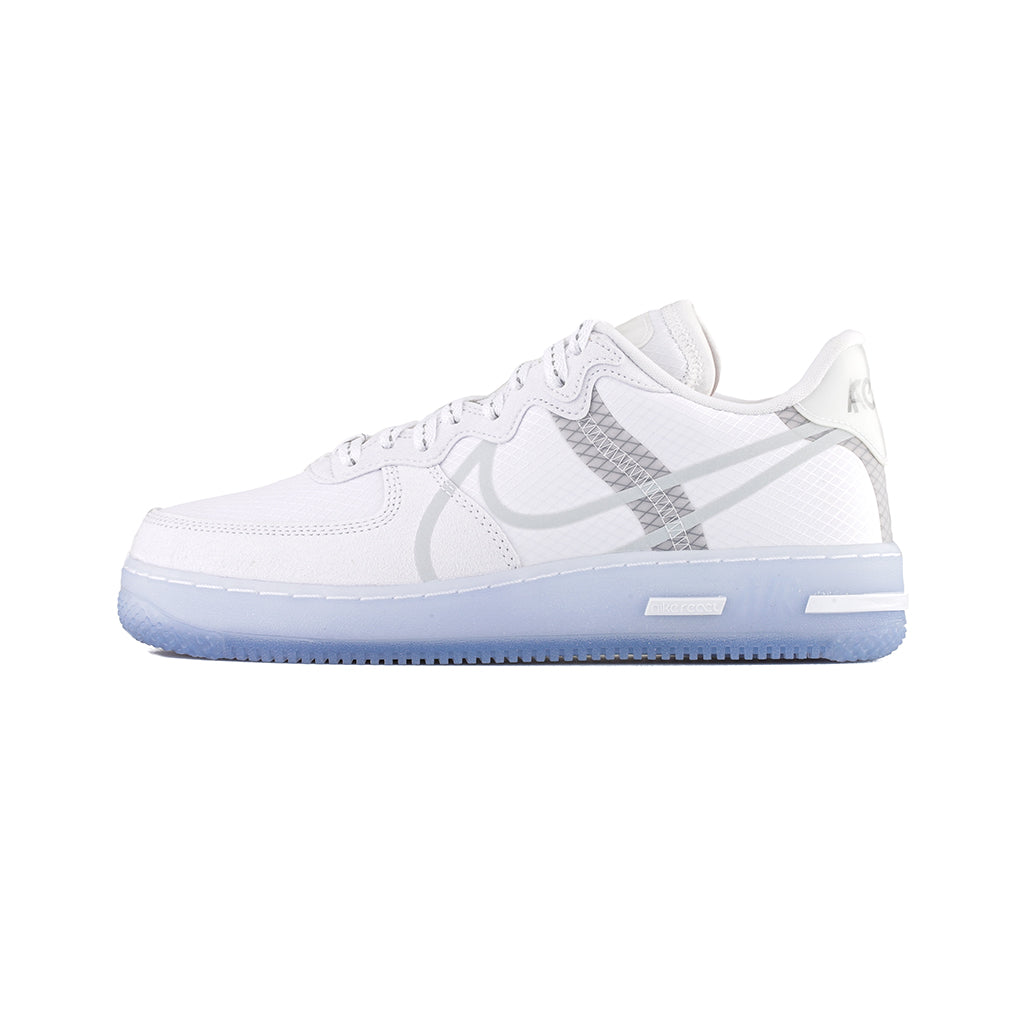 Air force 1 react qs white light bone sail men's clearance shoe