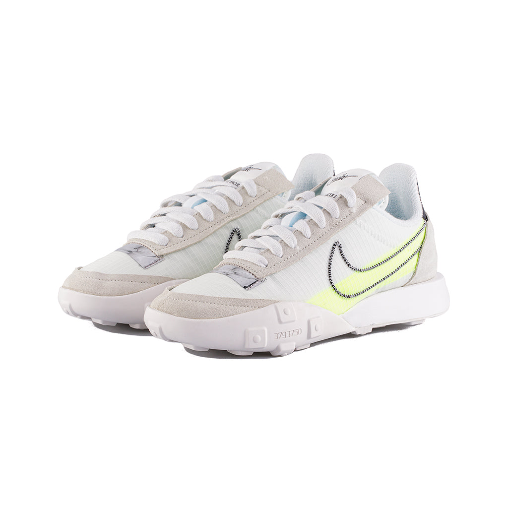 Nike - W Waffle Racer 2X (Summit White/Black-Volt-Chrome