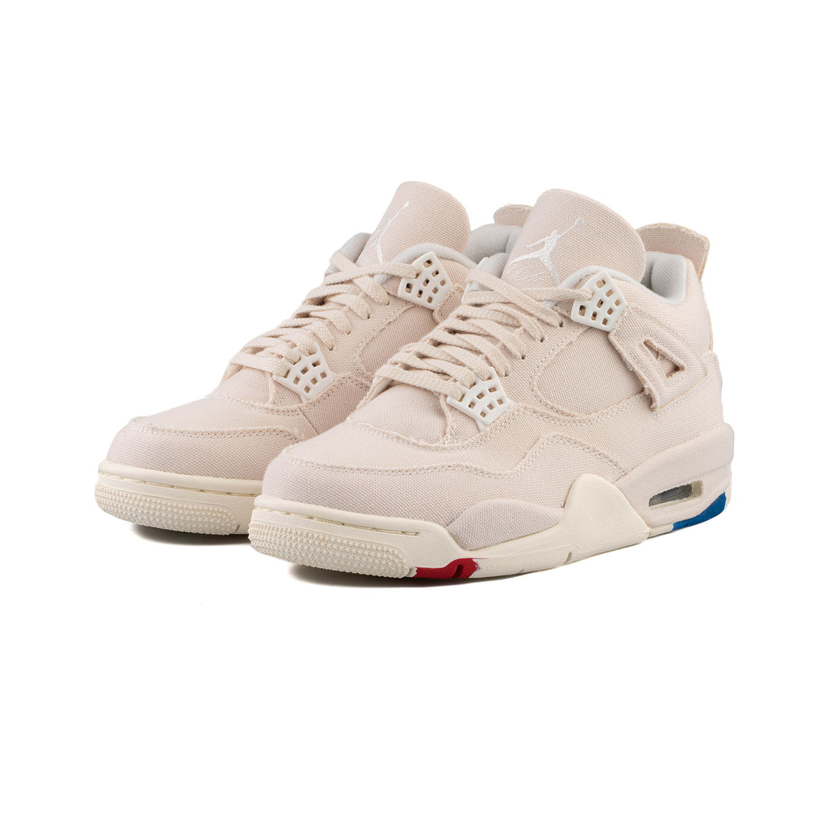 WMNS Air Jordan 4 Retro (Sail/Sail Cement Grey-Fire Red