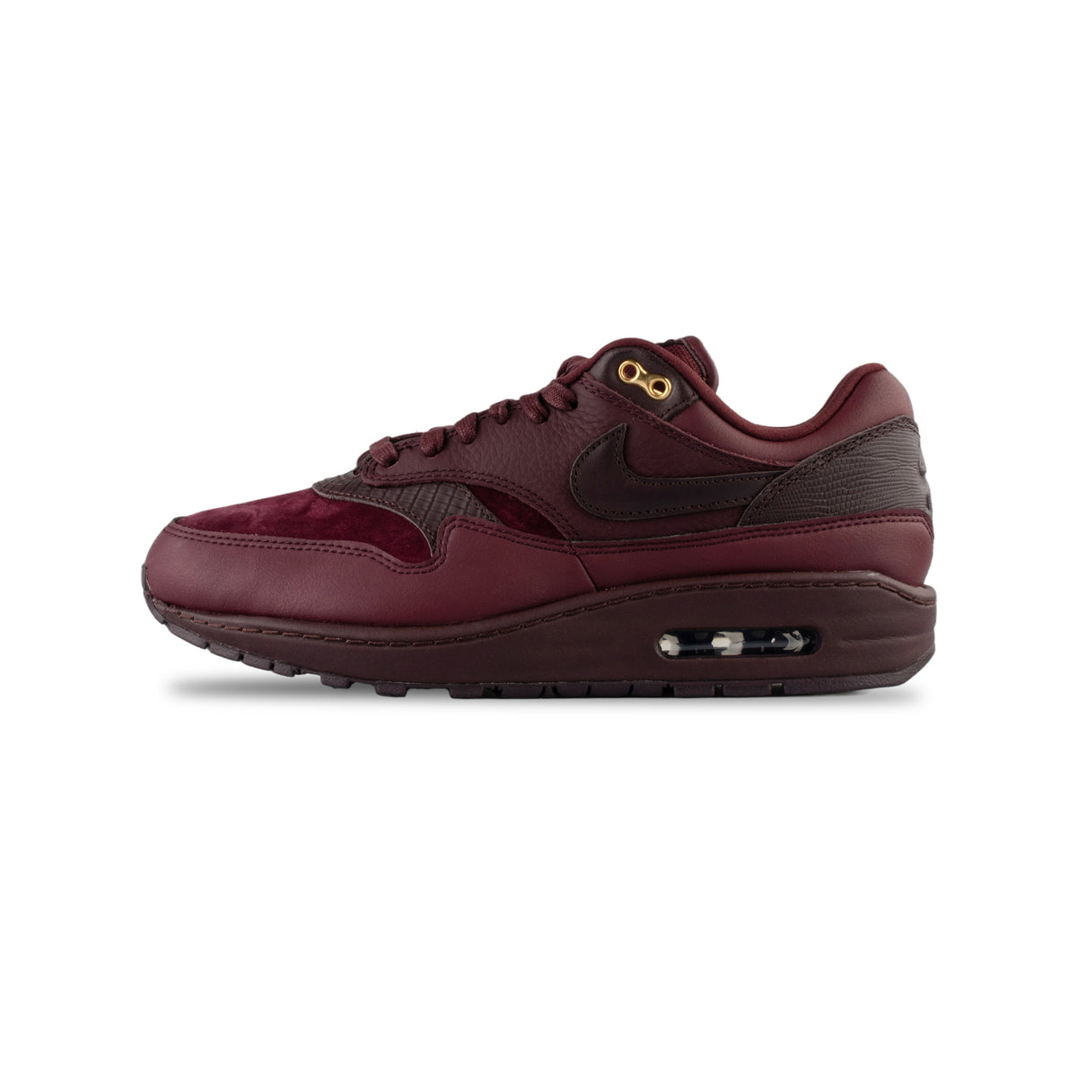 Nike air max 1 premium outlet burgundy