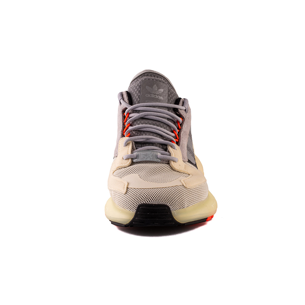 adidas - ZX 5K Boost Lerna (Silver Metallic/Cream White/Solar Red