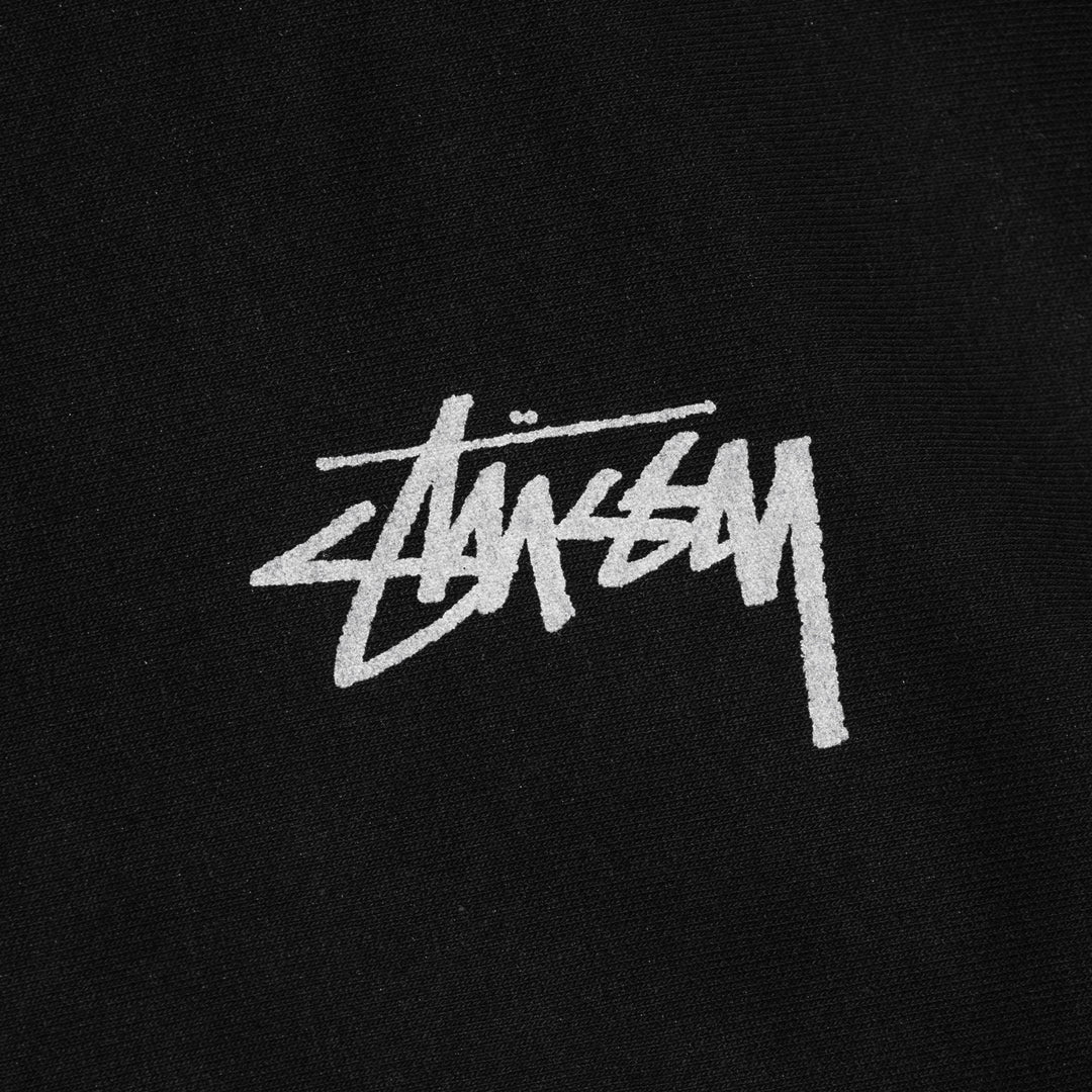 Stussy 8 ball fade hoodie black size large selling (2022)