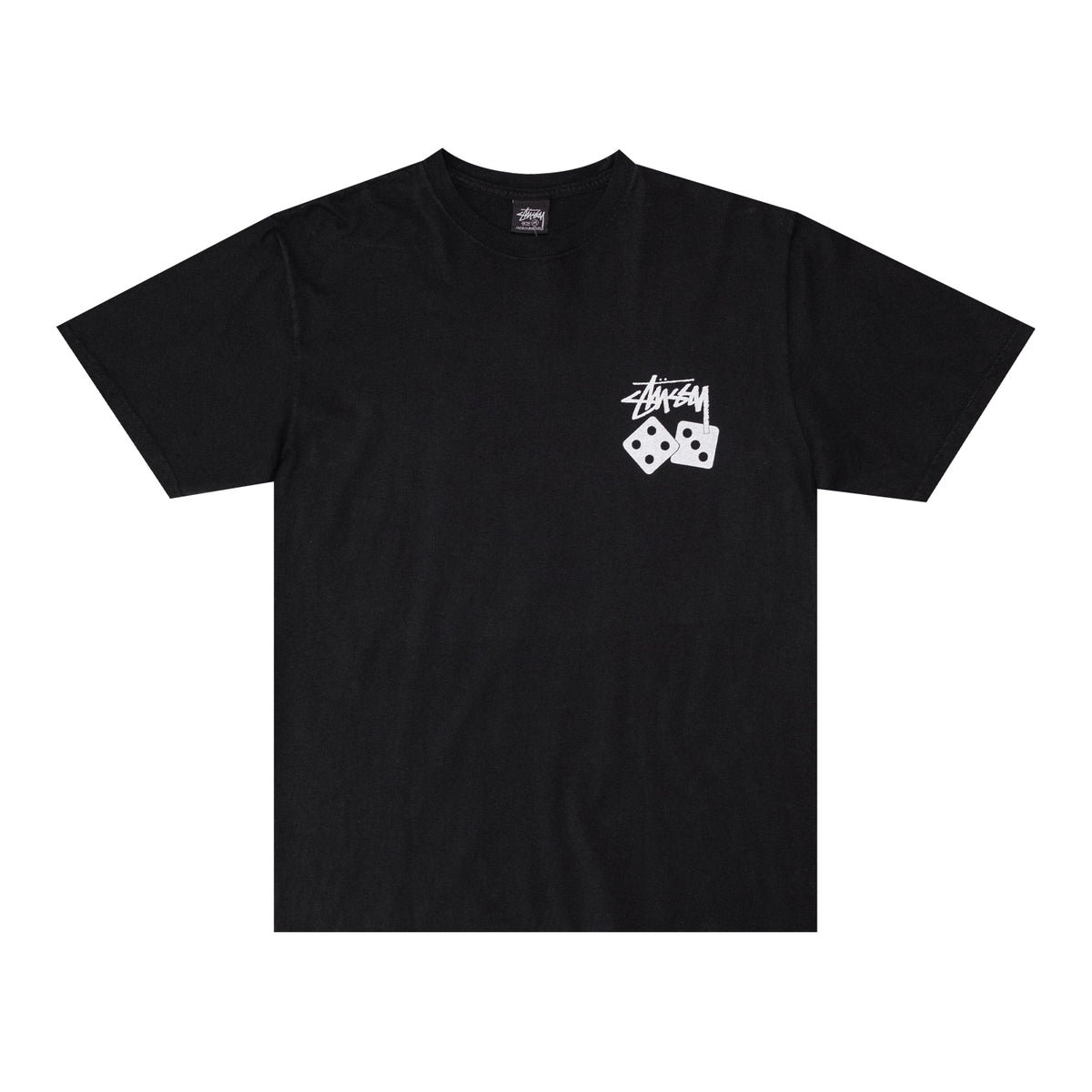 Stussy - Dice Pigmented Dyed Tee (Black) – amongst few